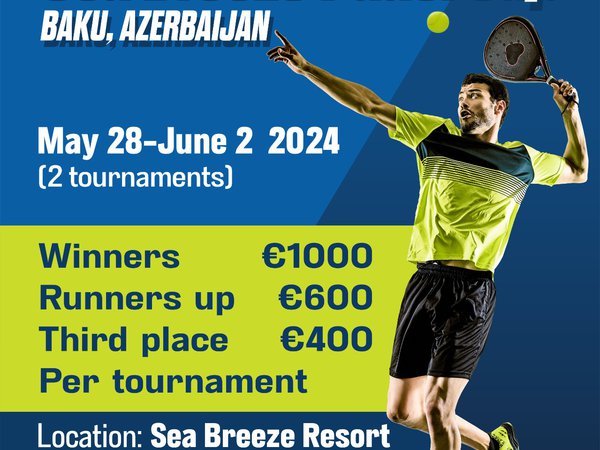 Ölkəmizdə ilk dəfə "Sea Breeze Padel Cup" turniri keçiriləcək