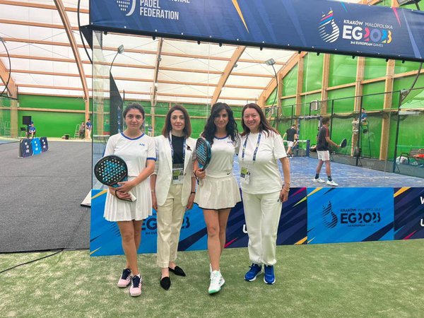 Padel tennis komandamız Avropa Oyunlarında