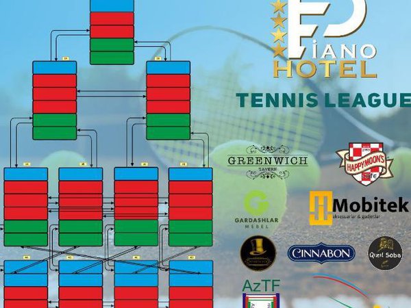 "Piano Hotel Tennis League" turnirində bütün qaliblər məlumdur